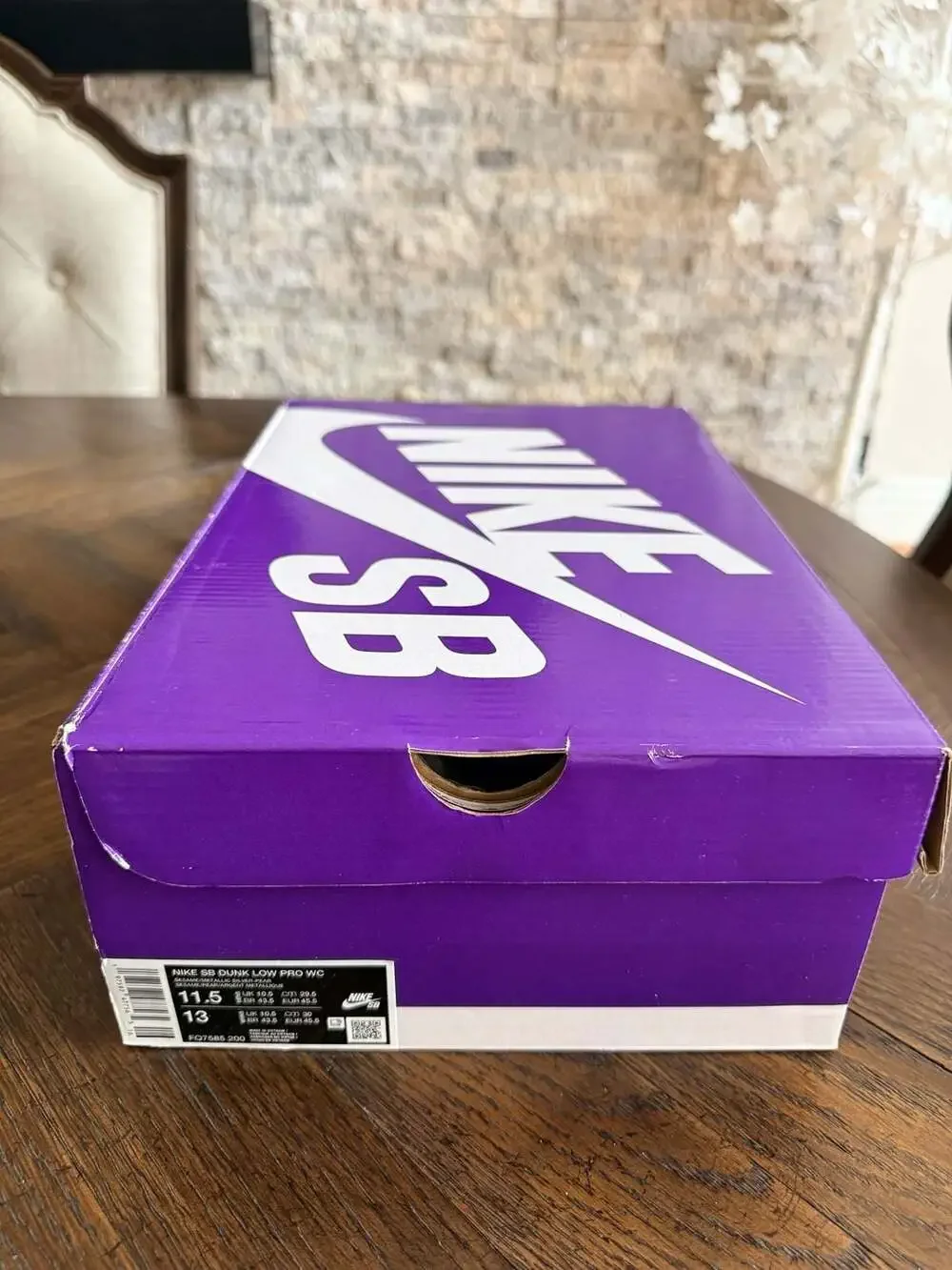Nike SB Dunk Low 'Escargot' Sneakers (FQ7585-200) NEW w/ Box Size 11.5 men